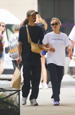 LILY-ROSE DEPP and Yassine Stein at a Date in New York 09/13/2022