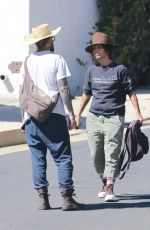 LINDA PERRY Out Hiking with a Friend in Los Feliz 09/24/2022