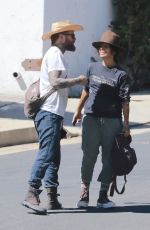 LINDA PERRY Out Hiking with a Friend in Los Feliz 09/24/2022