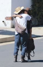 LINDA PERRY Out Hiking with a Friend in Los Feliz 09/24/2022