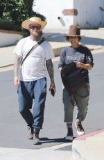 LINDA PERRY Out Hiking with a Friend in Los Feliz 09/24/2022