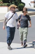 LINDA PERRY Out Hiking with a Friend in Los Feliz 09/24/2022