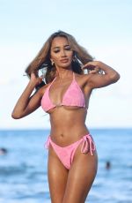 LISA OPIE and RAMINA ASHFAQUE in Bikinis at a Beach in Miami 09/13/2022