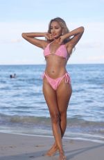 LISA OPIE and RAMINA ASHFAQUE in Bikinis at a Beach in Miami 09/13/2022