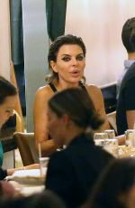 LISA RINNA at a Dinner at Cipriani Downtown in New York 09/12/2022