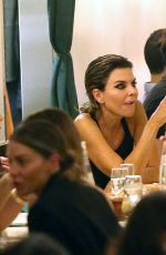 LISA RINNA at a Dinner at Cipriani Downtown in New York 09/12/2022