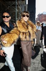 LISA RINNA Leaves Michael Kors Fashion Show in New York 09/14/2022