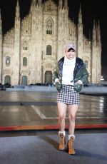 LIZA KOSHY at Moncler Show at Milan Fashion Week 09/24/2022