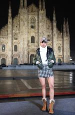 LIZA KOSHY at Moncler Show at Milan Fashion Week 09/24/2022