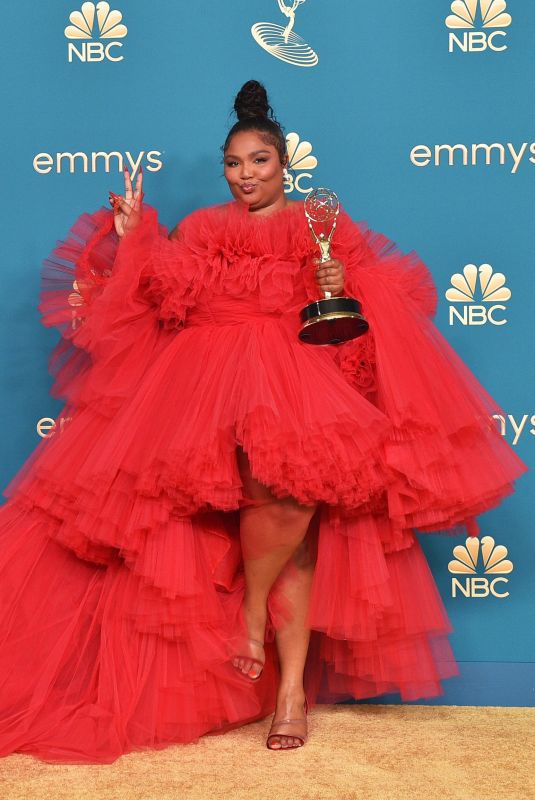 LIZZO at 74th Primetime Emmy Awards in Los Angeles 09/12/2022