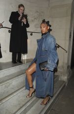 LORI HARVEY Arrives at Burberry Spring/Summer 2023 Aftershow Party in London 09/26/2022