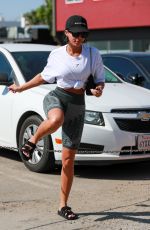 LORI HARVEY Arrives at Morning Pilates Class in West Hollywood 09/02/2022