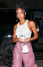 LORI HARVEY Leaves Nobu in Malibu 09/20/2022