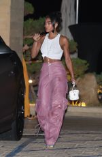 LORI HARVEY Leaves Nobu in Malibu 09/20/2022