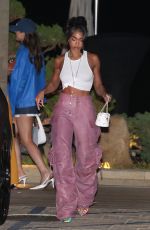 LORI HARVEY Leaves Nobu in Malibu 09/20/2022