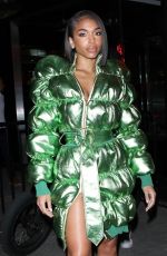 LORI HARVEY Leaves Vogue Party at New York Fashion Week 09/08/2022