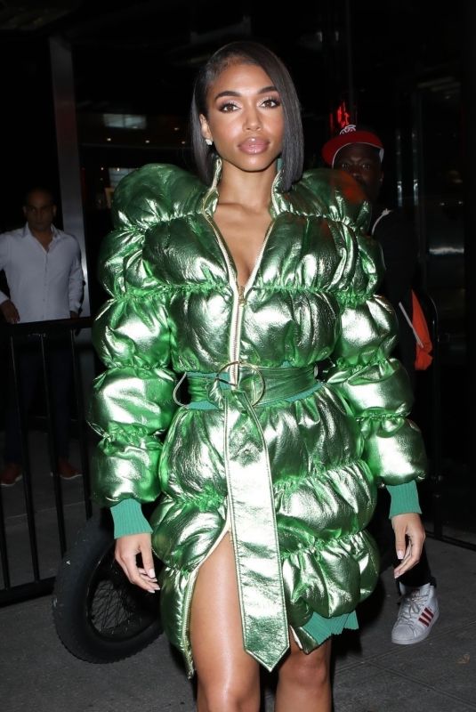 LORI HARVEY Leaves Vogue Party at New York Fashion Week 09/08/2022