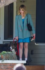LUCY BOYNTON on the set of The Greatest Hits in Los Angeles 09/20/2022