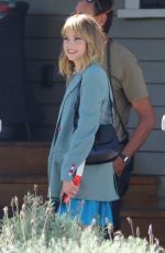 LUCY BOYNTON on the set of The Greatest Hits in Los Angeles 09/20/2022