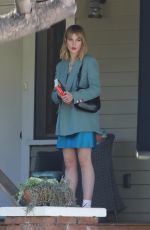 LUCY BOYNTON on the set of The Greatest Hits in Los Angeles 09/20/2022