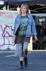 LUCY BOYNTON on the Set of The Greatest Hits in Los Angeles 09/26/2022