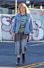 LUCY BOYNTON on the Set of The Greatest Hits in Los Angeles 09/26/2022
