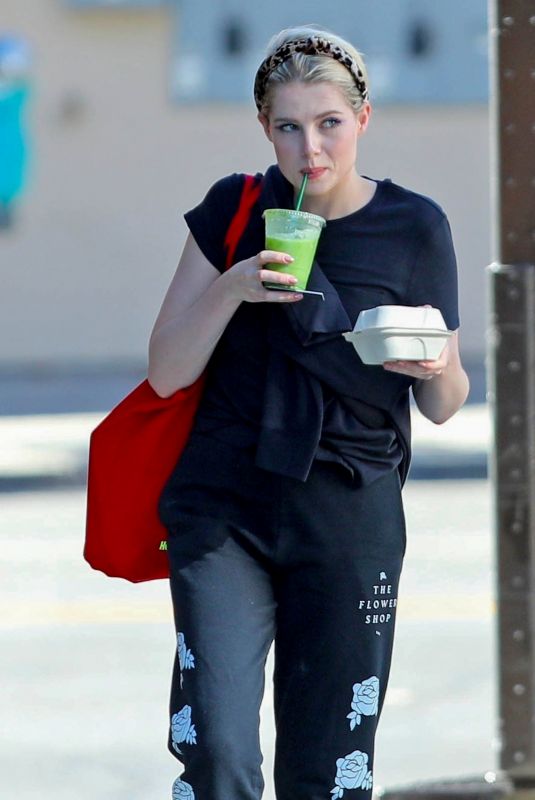 LUCY BOYNTON Out for Juice and Food to go in West Hollywood 09/22/2022