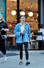 LUCY HALE Leaves Dinner at Cafe Gratitude in Los Angeles 09/08/2022