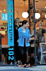 LUCY HALE Leaves Dinner at Cafe Gratitude in Los Angeles 09/08/2022