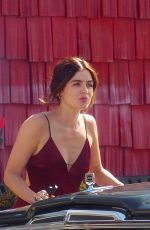 LUCY HALE on the Set of Which Brings Me To You in Keyport 09/20/2022