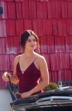 LUCY HALE on the Set of Which Brings Me To You in Keyport 09/20/2022