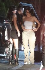 MADISON BEER Arrives at Kaia Gerber