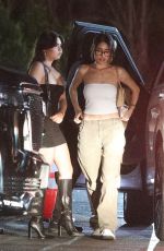 MADISON BEER Arrives at Kaia Gerber