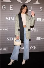 MALIKA MENARD at Simone, Le Voyage du Siecle Premiere at Unesco in Paris 09/28/2022