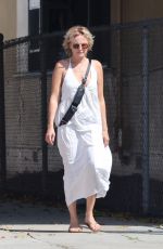 MALIN AKERMAN Shows off Her New Shorter Hairstyle Out in Los Angeles 09/17/2022