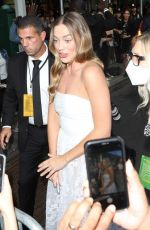 MARGOT ROBBIE Arrives at Amsterdam Premiere in New York 09/18/2022
