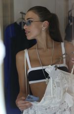 MARIA BEREGOVA Shopping at La Perla in London 09/02/2022