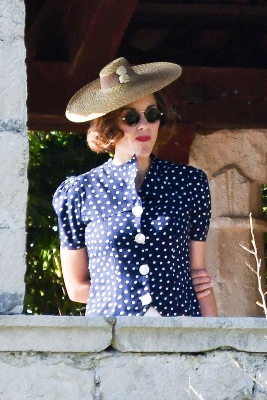 MARION COTILLARD on the Set of Lee Miller Biopic in Croatia 09/23/2022