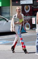 MARY FITZGERALD Arrives on the Set of Selling Sunset in West Hollywood 09/21/2022