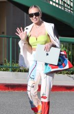 MARY FITZGERALD Arrives on the Set of Selling Sunset in West Hollywood 09/21/2022