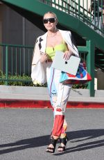 MARY FITZGERALD Arrives on the Set of Selling Sunset in West Hollywood 09/21/2022