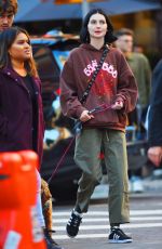 MEADOW WALKER and Louis Thornton-Allan Out with Their Dog in New York 09/24/2022