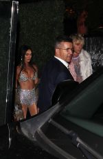 MEGAN FOX and Machine Gun Kelly Leaves Beyonce