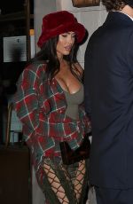 MEGAN FOX and Machine Gun Kelly Out for Dinner in Milan 09/26/2022