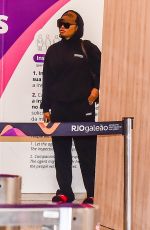 MEGAN THEE STALLION at Airport in Rio de Janeiro 09/13/2022