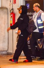 MEGAN THEE STALLION at Airport in Rio de Janeiro 09/13/2022