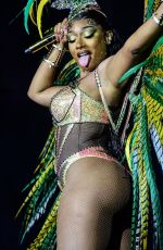 MEGAN THEE STALLION Performs at Rock in Rio Festival in Rio De Janeiro 09/11/2022