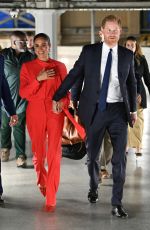 MEGHAN MARKLE and Prince Harry Catch a Train Back to London 09/05/2022