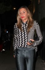 MELANIE BLATT Leaves Kate Moss Party at Twenty Two in London 09/06/2022