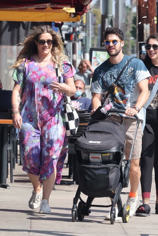 MIA SWIER and Darren Criss Out with Their Baby in Los Angeles 09/17/2022